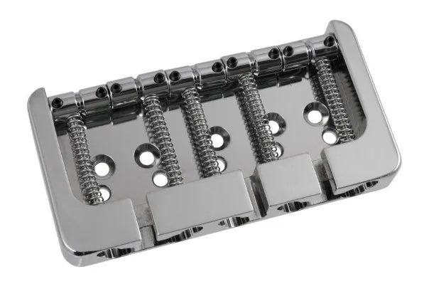 Hipshot B-Style 4-string Bass Bridge, Chrome Finish (5B400BC-787